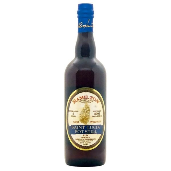 Hamilton Saint Lucia Pot Still Cask Strength Rum 9 Year 2005