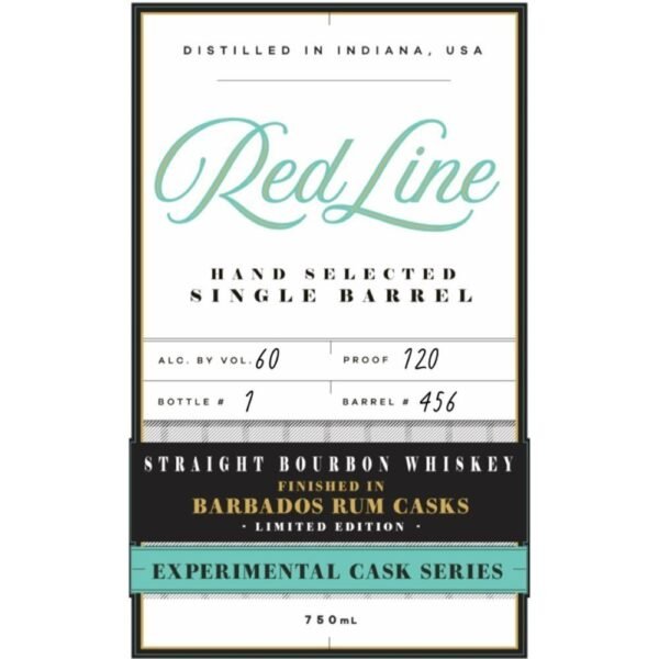 Red Line Experimental Cask Bourbon Finished in Barbados Rum Casks